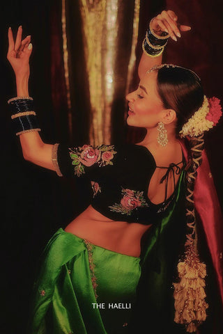 Gulabo black hand-embroidered blouse Gulabo black hand-embroidered blouse