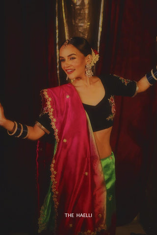 Gulabo black hand-embroidered blouse Gulabo black hand-embroidered blouse