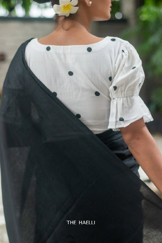 Polka Cotton Blouse Polka Cotton Blouse