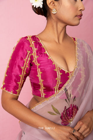 Zari Plum Blouse Zari Plum Blouse