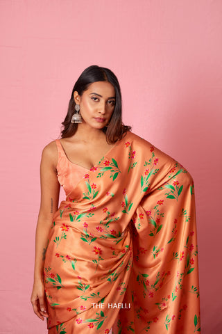 Jenna Peach Silk Blouse Jenna Peach Silk Blouse