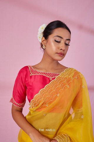 Jia Raani Hand Embroidered Blouse Jia Raani Hand Embroidered Blouse
