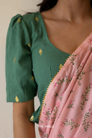 Gypsy Green Cotton Blouse Gypsy Green Cotton Blouse