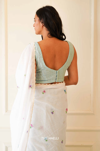 Sky Cotton Blouse Sky Cotton Blouse