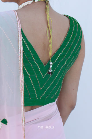 Isabelle Green Hand-Embroidered Blouse Isabelle Green Hand-Embroidered Blouse