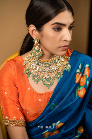 Sunehari Orange Blouse Sunehari Orange Blouse