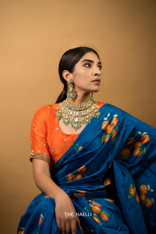 Sunehari Orange Blouse Sunehari Orange Blouse