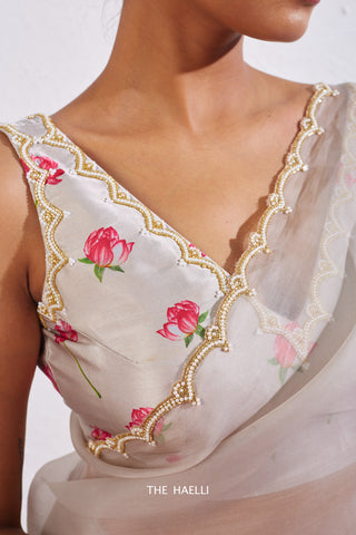 Nadia Goose Satin Silk Blouse Nadia Goose Satin Silk Blouse