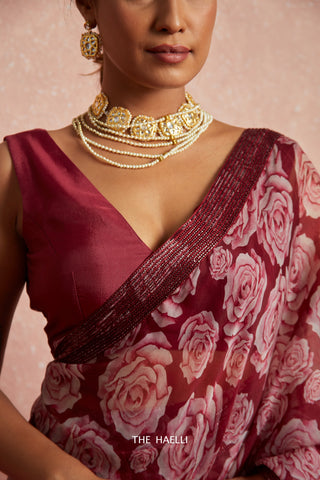 Sophie Maroon Silk Blouse Sophie Maroon Silk Blouse