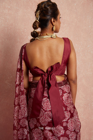 Sophie Maroon Silk Blouse Sophie Maroon Silk Blouse