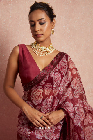 Sophie Maroon Silk Blouse Sophie Maroon Silk Blouse