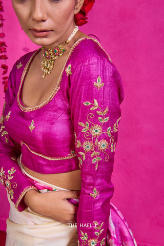 Firdaus Falsa Tussar Silk Blouse Firdaus Falsa Tussar Silk Blouse