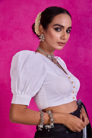Pia White Cotton Blouse Pia White Cotton Blouse