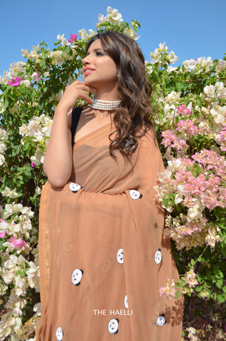 The Panda Georgette Saree The Panda Georgette Saree