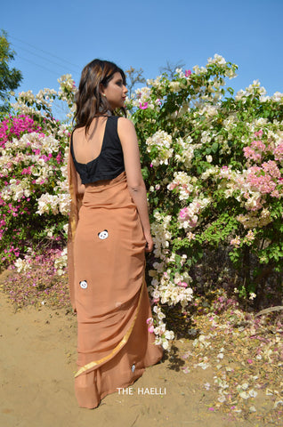 The Panda Georgette Saree The Panda Georgette Saree