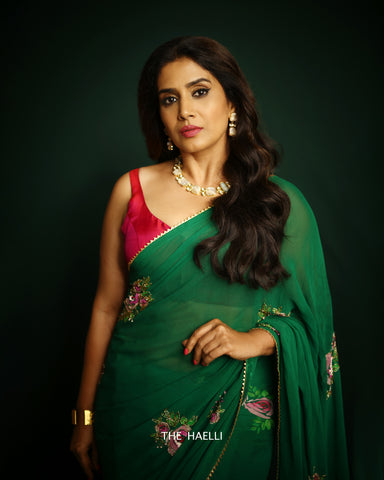 Love At First Sight Green Saree Love At First Sight Green Saree