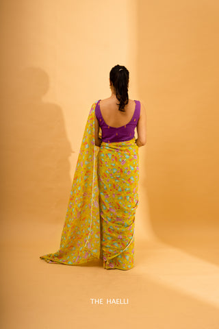 Popsicles Green Cotton Saree Popsicles Green Cotton Saree