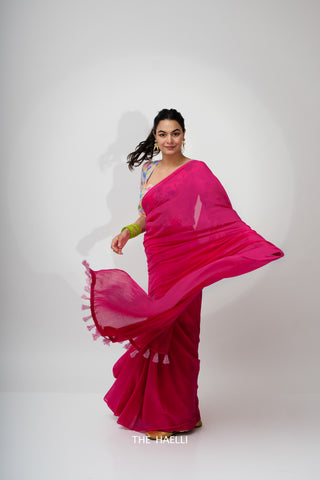 Pink Paradise Cotton Saree Pink Paradise Cotton Saree