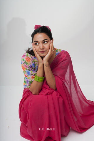 Pink Paradise Cotton Saree Pink Paradise Cotton Saree