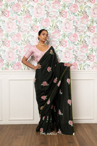 Sitara Green Silk Saree Sitara Green Silk Saree