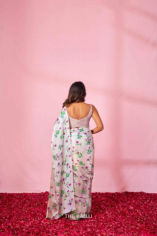 Zoya Grey Silk Saree Zoya Grey Silk Saree