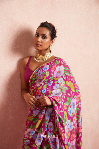 Naaz Falsa Georgette Silk Saree Naaz Falsa Georgette Silk Saree