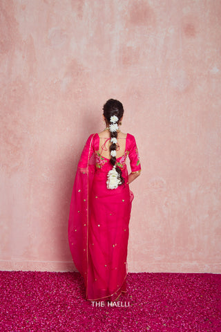 Noor Raani Organza Silk Saree Noor Raani Organza Silk Saree