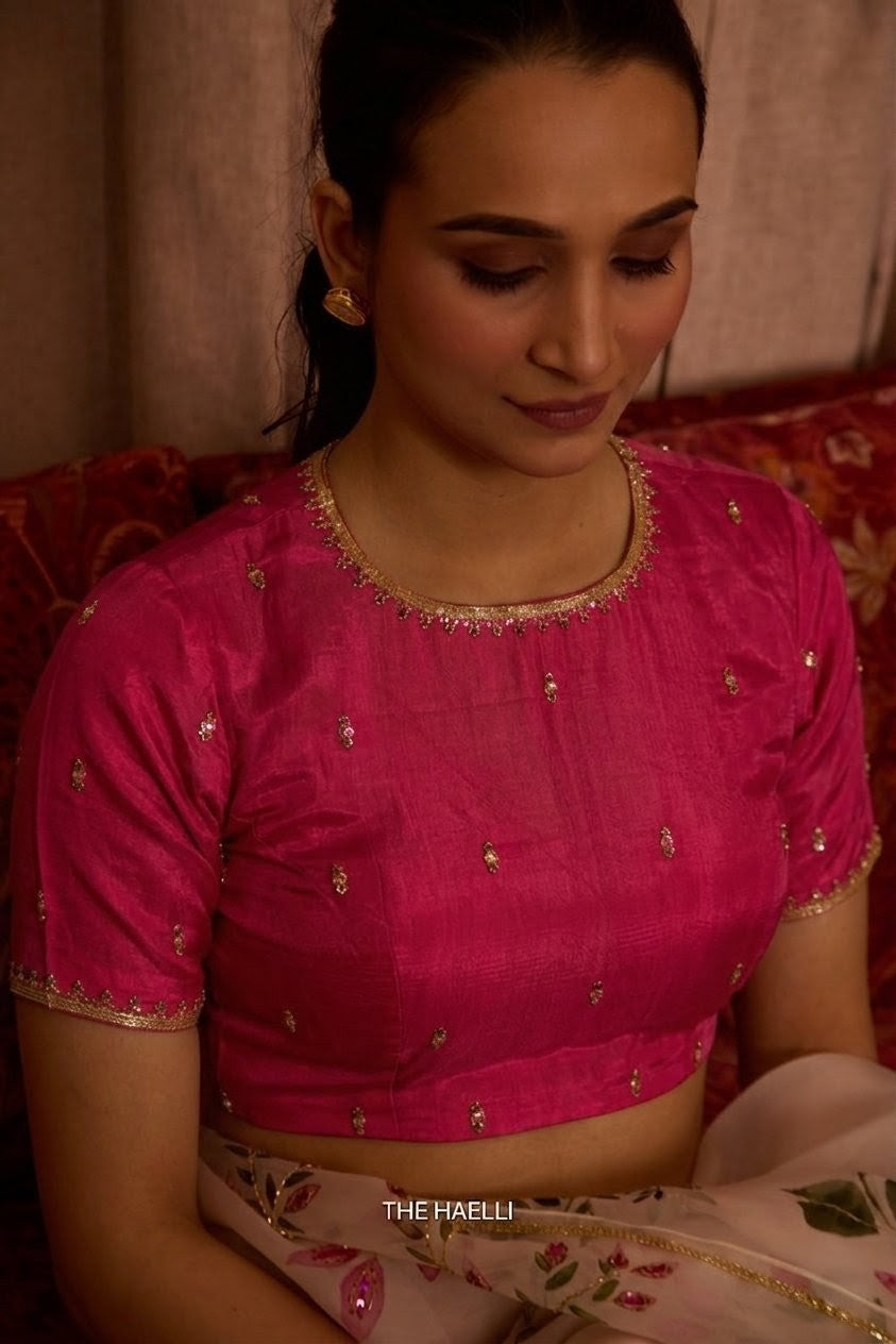 Aaina Raani Uppada Silk Blouse