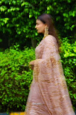 Gulika Pink Chiffon Silk Saree