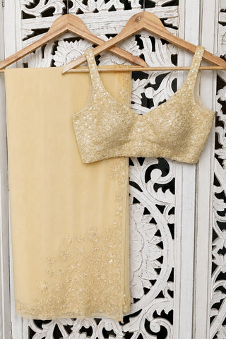 Carrie Yellow Uppada Silk Blouse