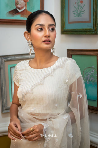 Chanda Hand-Embroidered Blouse