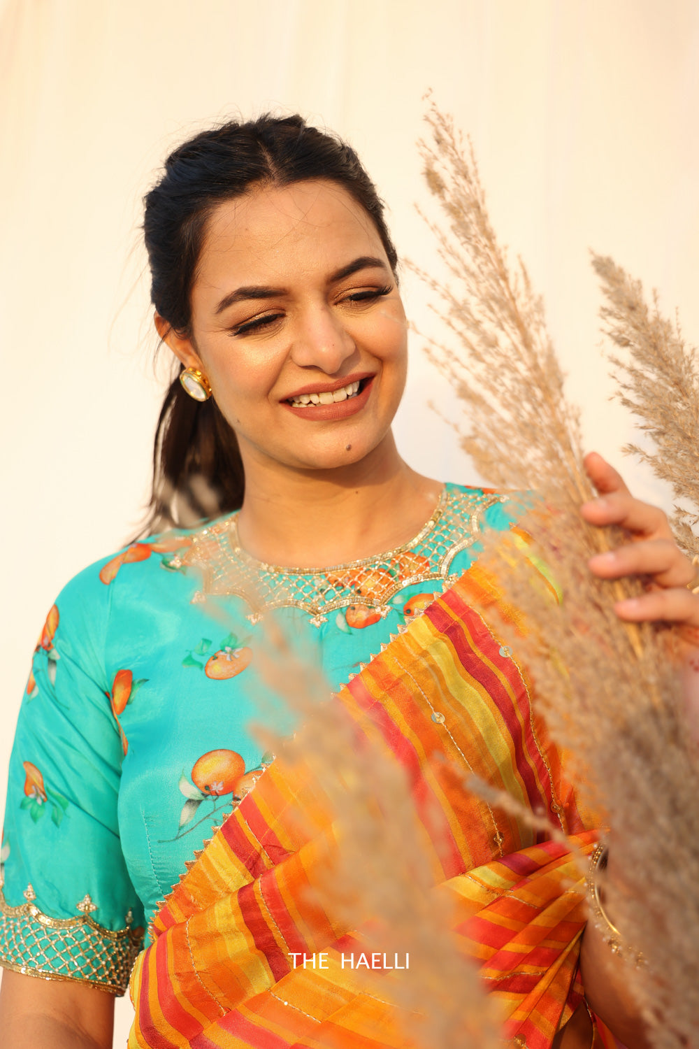 Malta Hand-Embroidered Silk Blouse