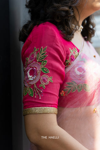 Gulabo Raani Silk Blouse