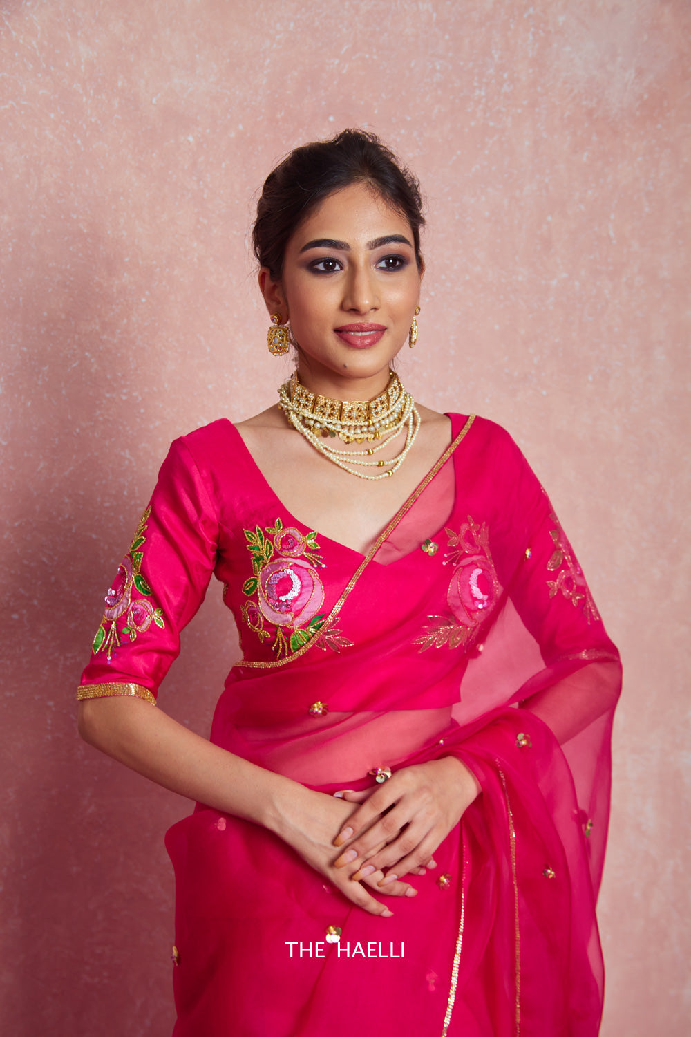 Gulabo Raani Silk Blouse