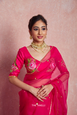 Gulabo Raani Silk Blouse