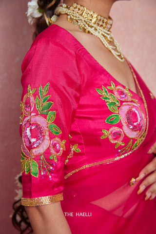 Gulabo Raani Silk Blouse