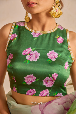 Raavi Green Blouse