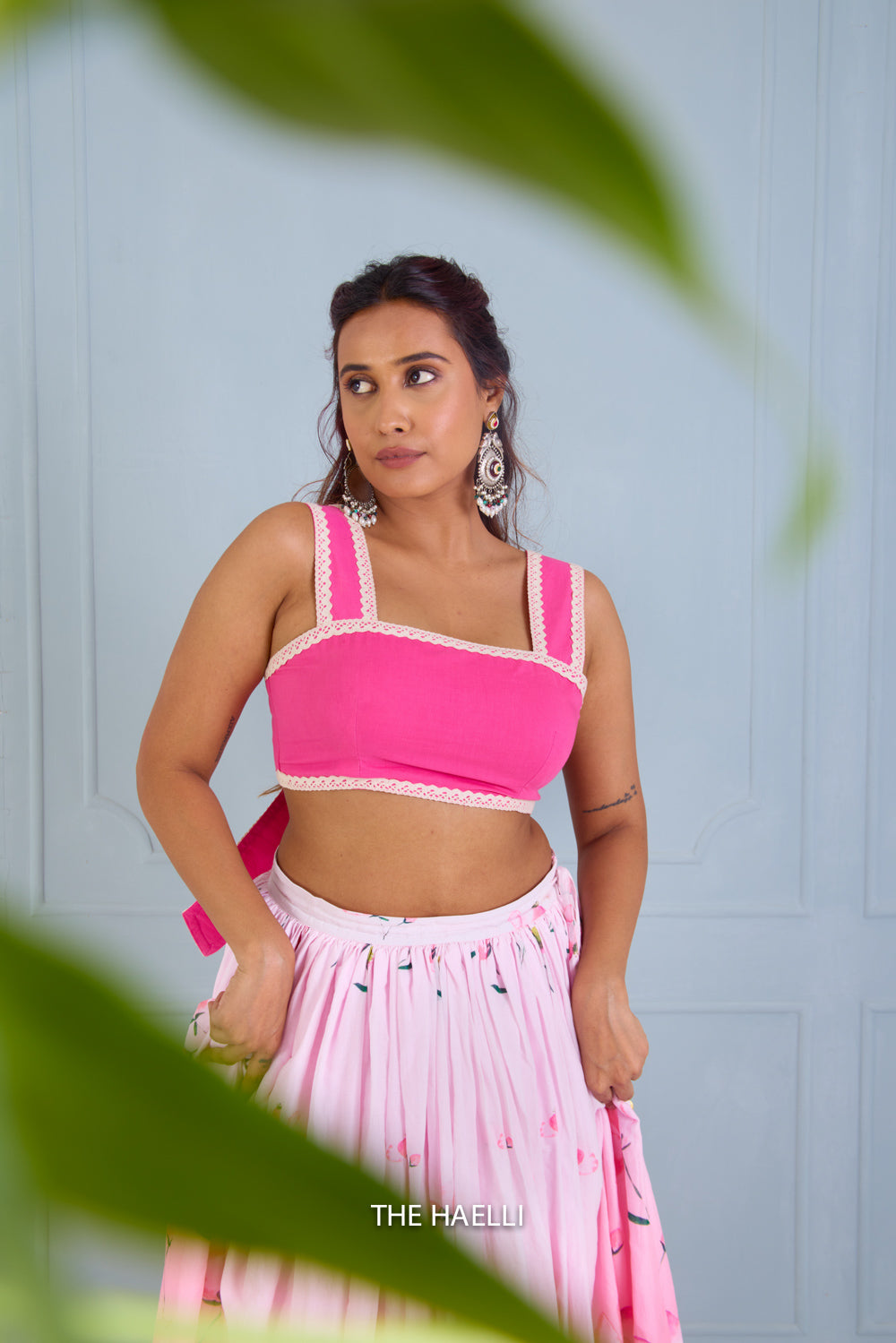 Mia Pink Cotton Blouse