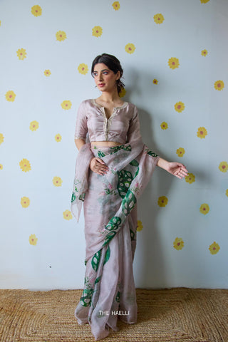 Mishti Blush Silk Blouse