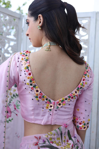 Lily Pink Silk Blouse