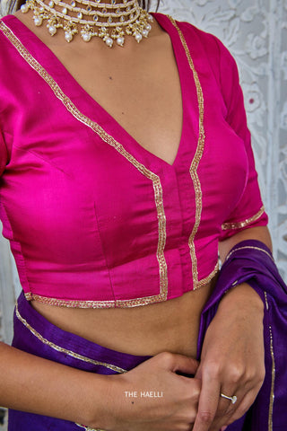 Dhara Raani Silk Blouse
