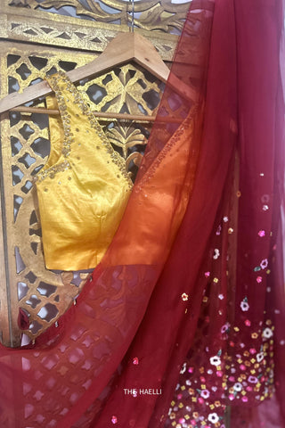 Ella Yellow Stretchable  Blouse