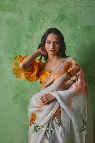 Stella Saffron Organza Blouse