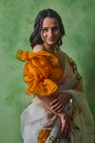 Stella Saffron Organza Blouse