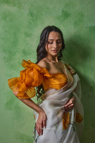 Stella Saffron Organza Blouse