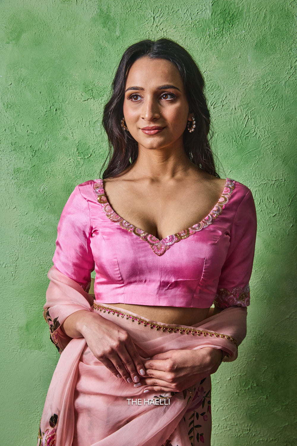 Fairy Pink Silk Blouse