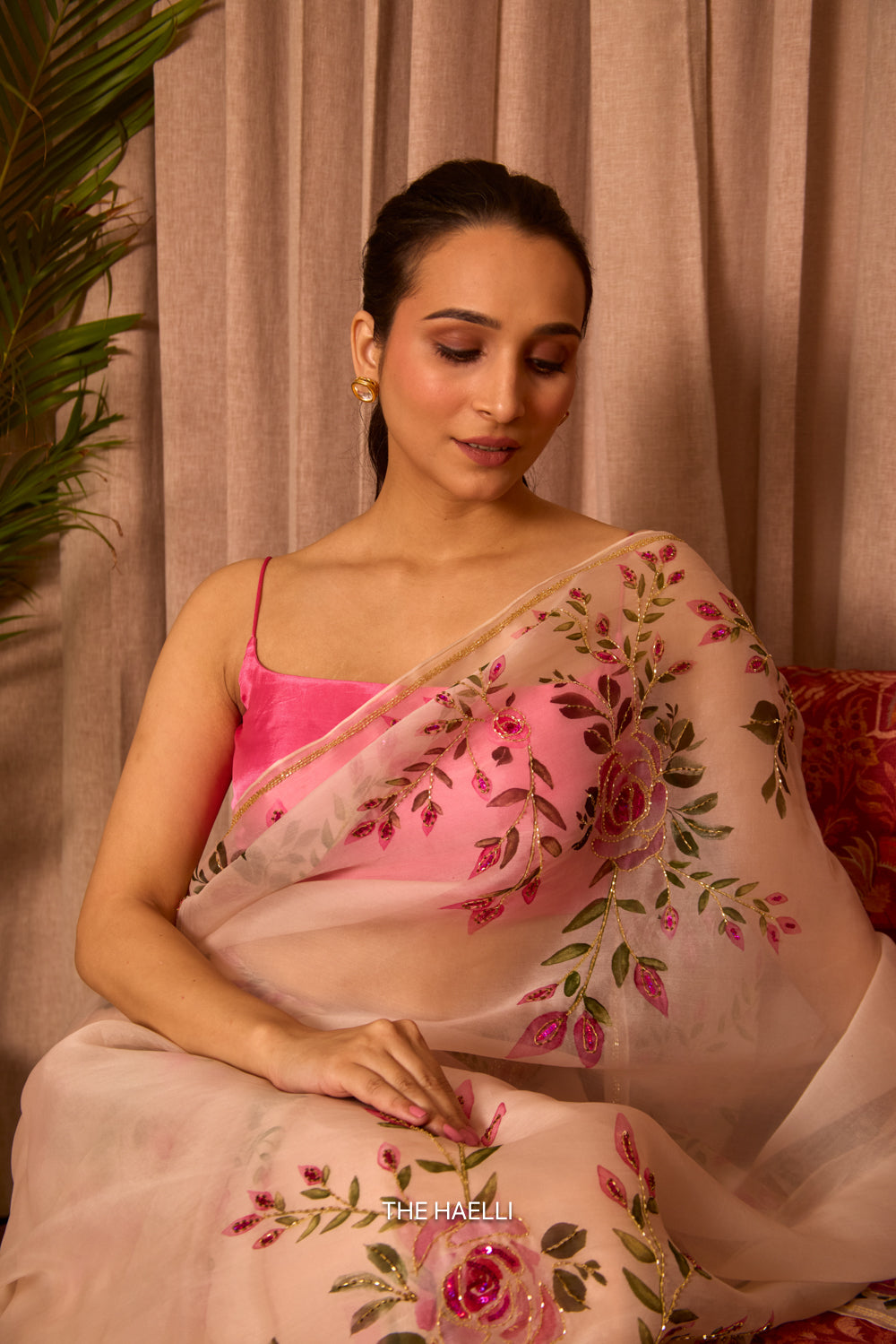 Jasmine Pink Silk Blouse