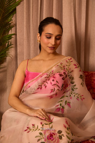 Jasmine Pink Silk Blouse