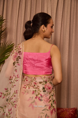 Jasmine Pink Silk Blouse