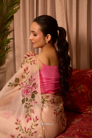 Jasmine Pink Silk Blouse